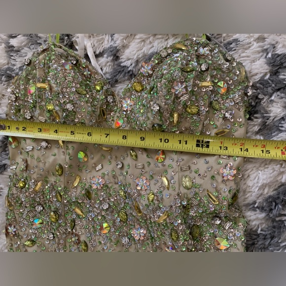 TERANI COUTURE HEAVY BEADED PROM/FORMAL DRESS - Picture 8 of 10